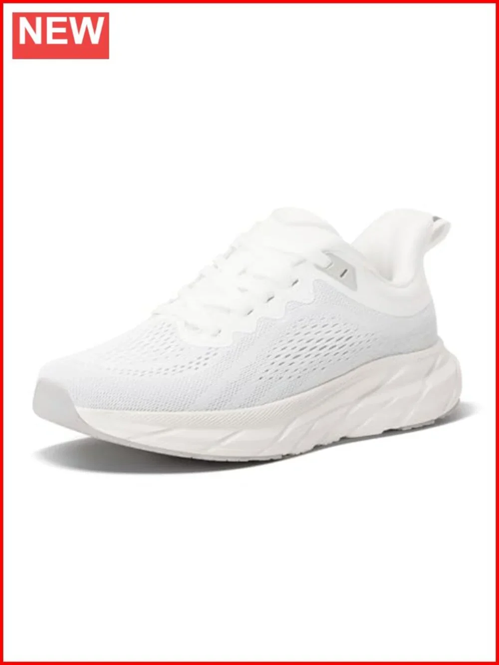 Lightweight Mesh Walking Shoes with Cushioned Insole Anti-Slip Outsole Slip On